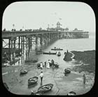 Jetty from Cold Harbour sands [Lantern Slide]  | Margate History